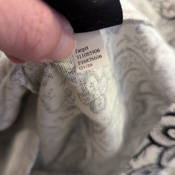 Who What Wear white and black floral one shoulder dress size XL - Picture 8 of 8